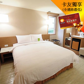 康橋商旅 台南赤崁樓館．精緻雙人房一泊三食2300元(含早餐+下午茶點心+宵夜)